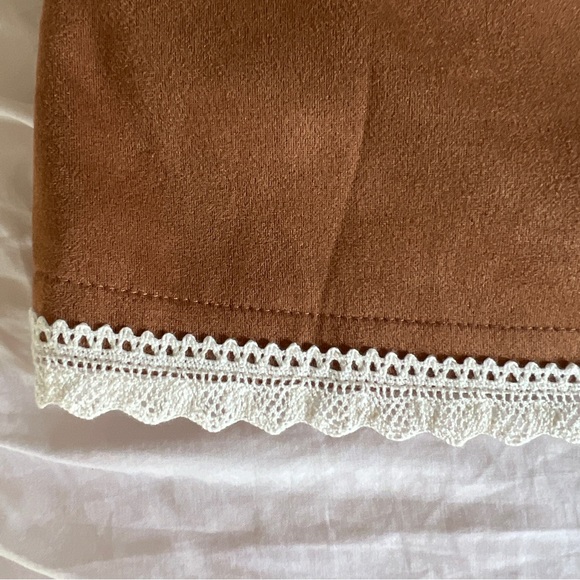 Faux Suede Mini Skirt - Picture 7 of 7